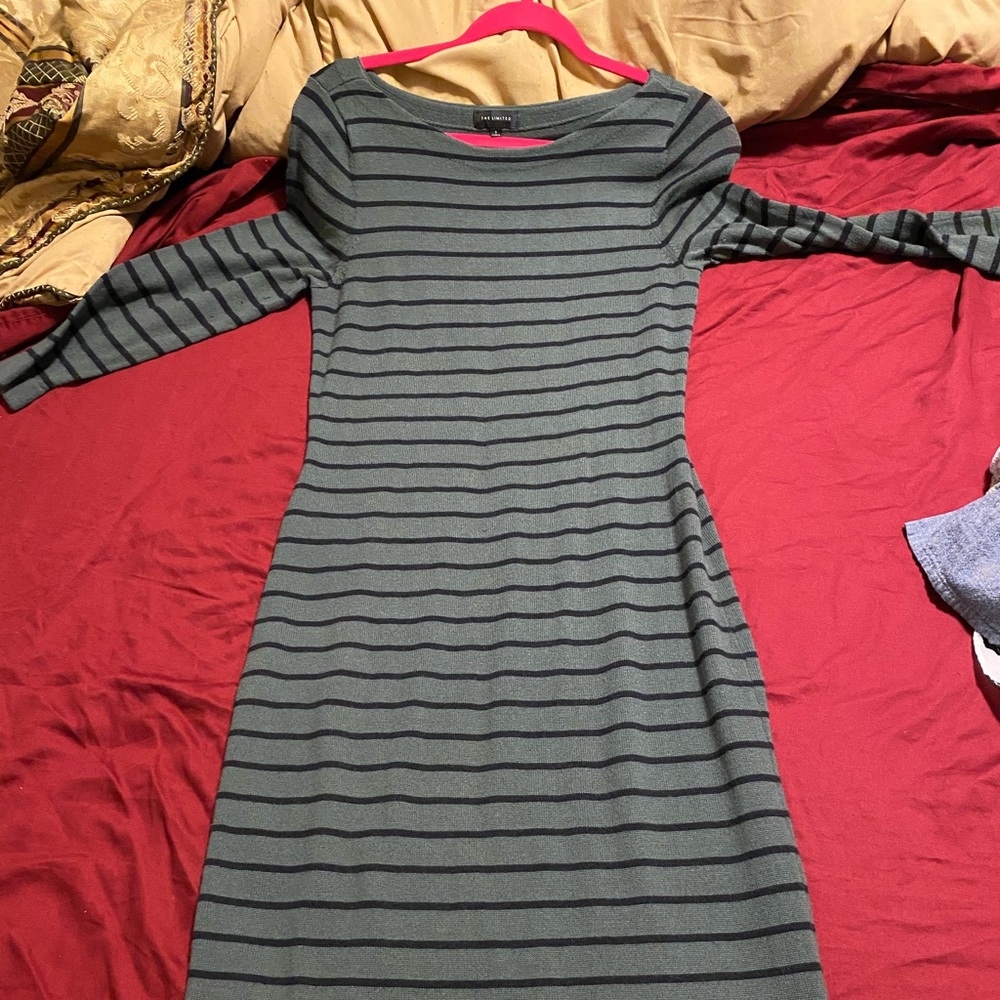 Green Sweater Dress